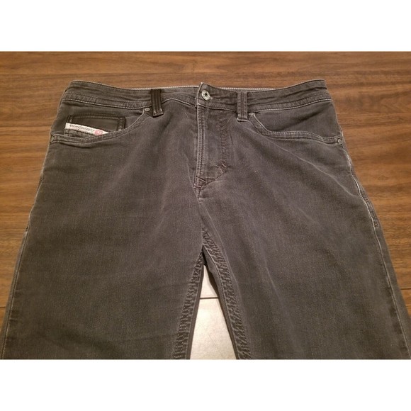 Diesel Thavar Jeans Men's Size 30 Slim Fit Skinny Black Dark Gray Denim (33x32) - Picture 2 of 7